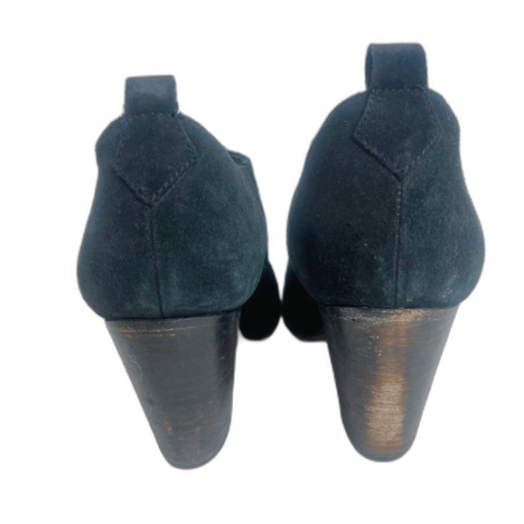 Frye Ilana Shootie Black Suede Bootie Ankle Boot Western Boho Size 10 - Picture 4 of 13